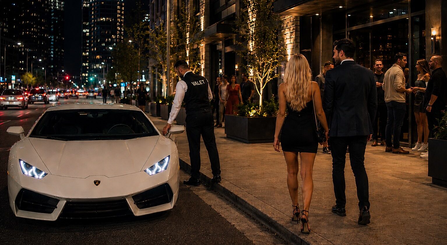 Luxury car rental experience for a special night out in Dallas